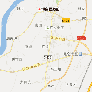 玉林市博白县地理地图