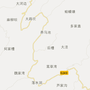咸丰县忠堡镇地图图片