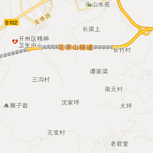 重庆市开州区地图