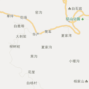 安康市宁陕县地图