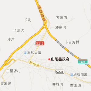 山阳县地理位置图片