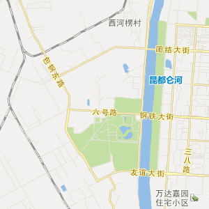 包頭市昆都侖區地圖