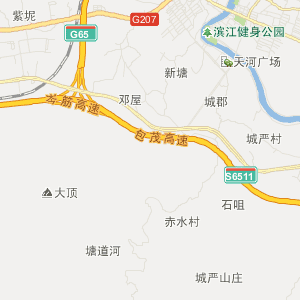 岑溪市市区地图图片