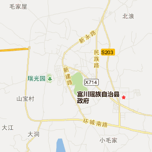 韩国富川地图中文版图片
