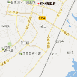 桂林市临桂区地图