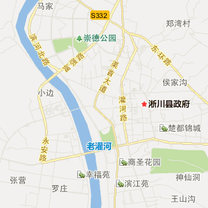 淅川县城城区内地图图片