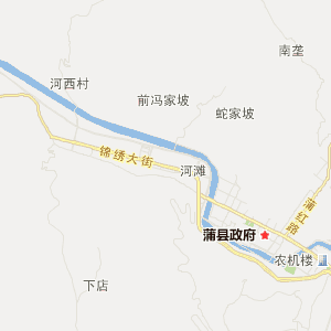 山西蒲县地图图片