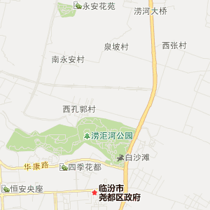 临汾市尧都区地理地图