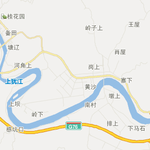 赣州市上犹县地图