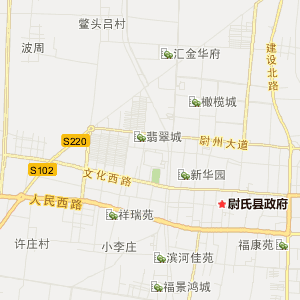尉氏县各乡镇行政地图图片