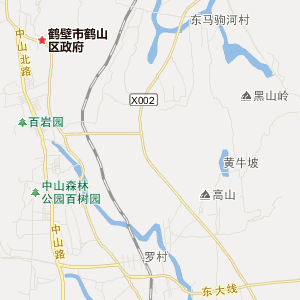 鹤山市各镇分布地图图片