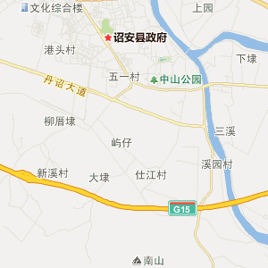 诏安县地图查询