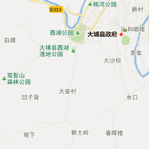 梅州市大埔縣地圖