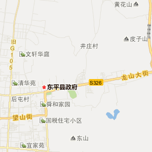 东平县银山镇地图图片