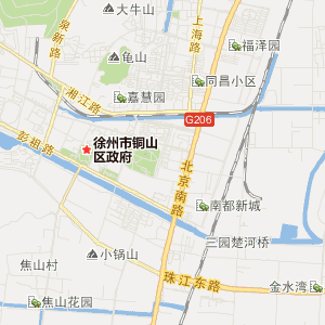江苏徐州铜山新区地图图片