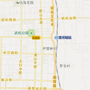 河北省清河县行政地图图片