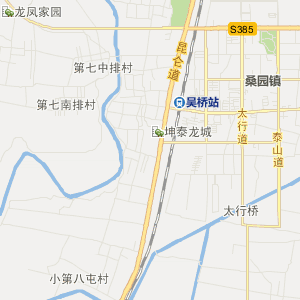 吴桥县县城地图图片