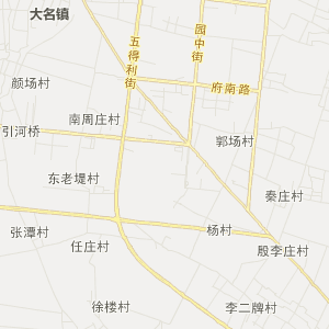 大名县历史地图