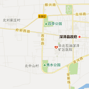 深泽县城区详细地图图片