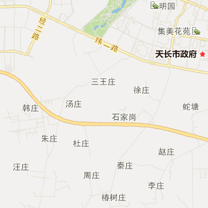 天长市十四乡镇地图图片
