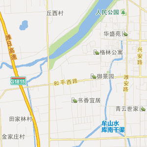 安丘凌河地图图片