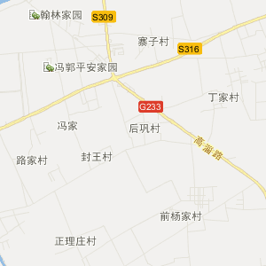 淄博市高青县地图