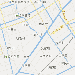 海安乡镇地图高清版图片