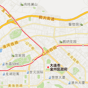 大连开发区12路上行公交线路