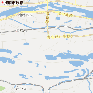 抚顺市顺城区地图