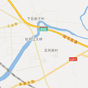 敦化市区交通地图图片