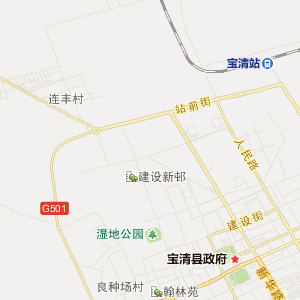双鸭山市宝清县地理地图